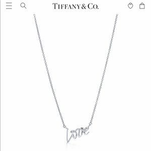 Tiffany’s Paloma Graffiti Love Pendant